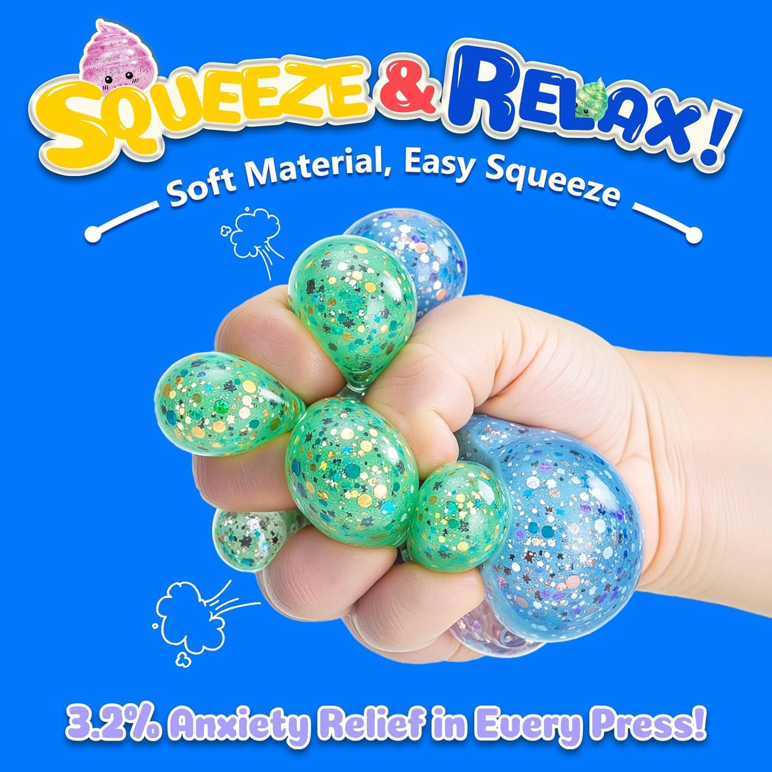 Novelty Squishy Poo Stress Bal - Party Games Adults Funny review and price