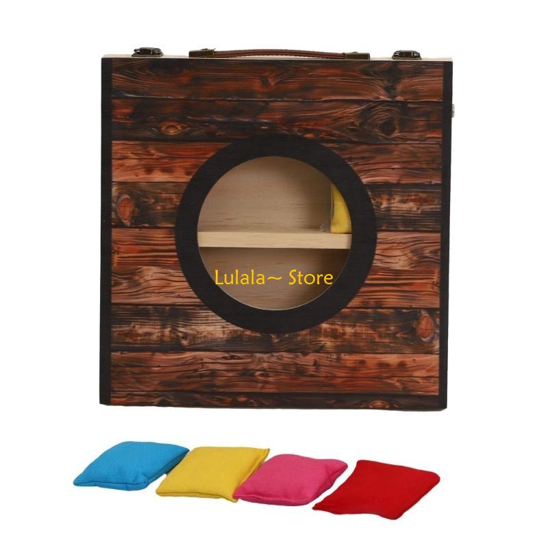 Y4QA Cornholes Game Set with 4 - Cornhole Board Set review and price