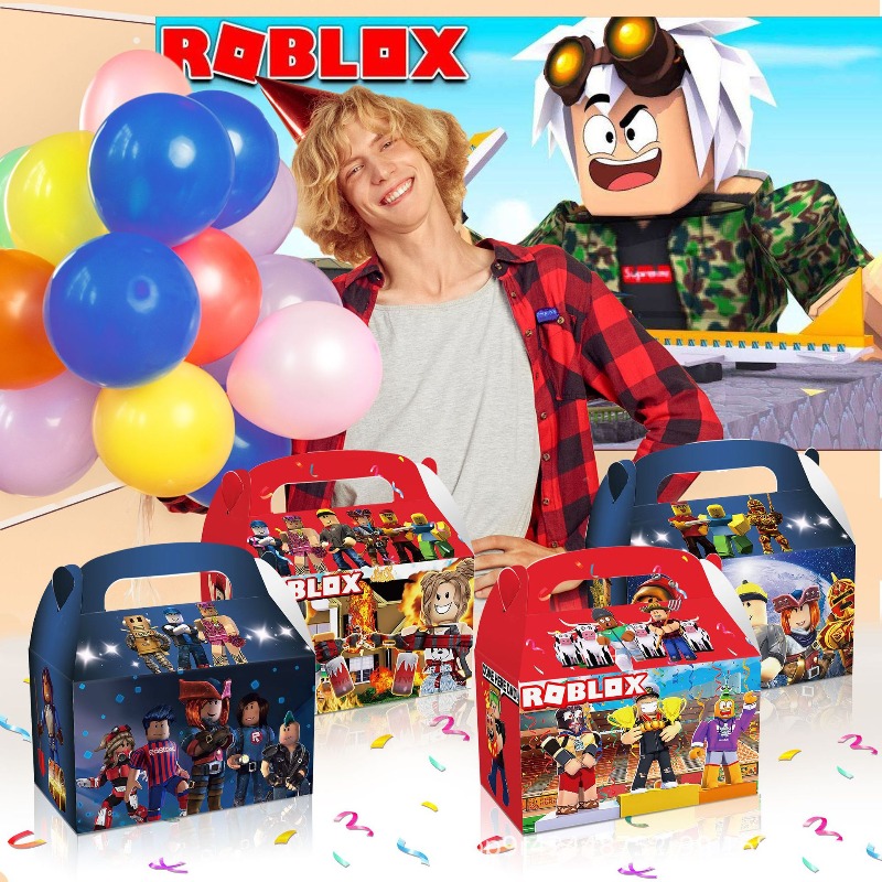 12Pcs/Set Roblox Theme Game Bi - Party Games In Roblox review and price
