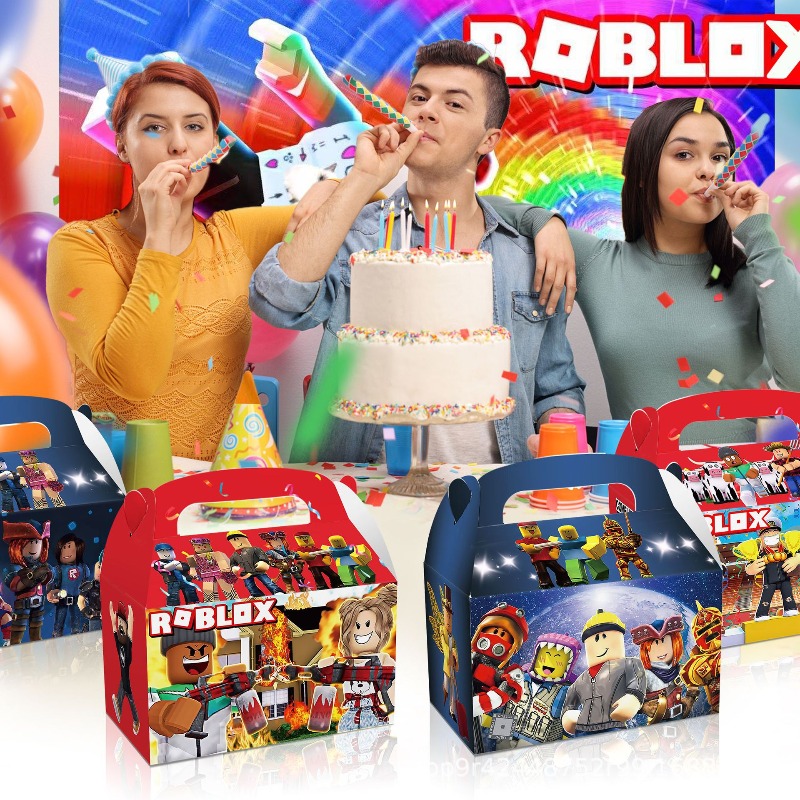12Pcs/Set Roblox Theme Game Bi - Party Games In Roblox review and price