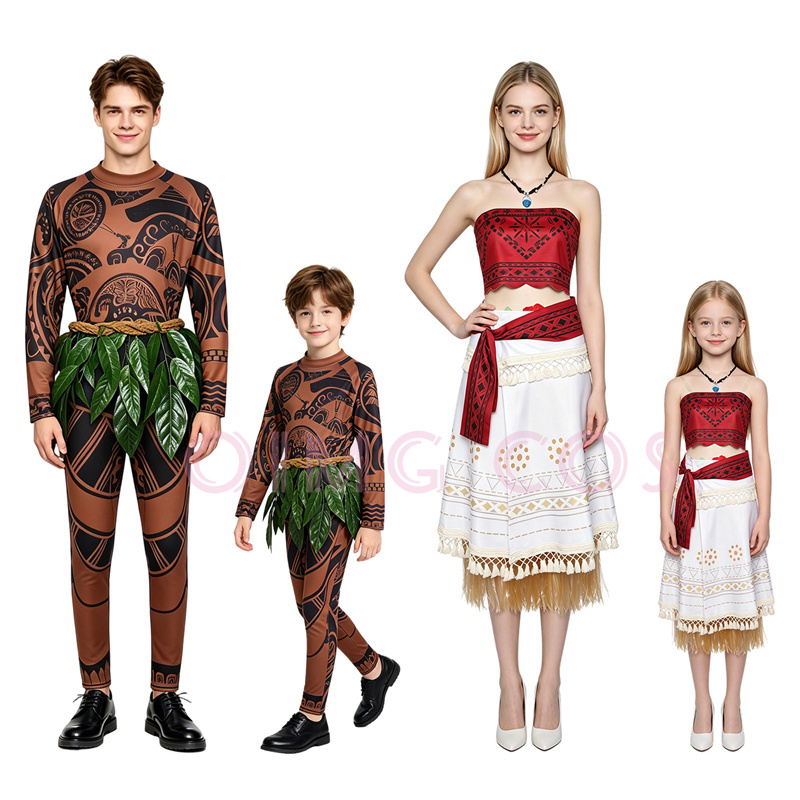 Moanaa Maui‌i Cosplay Costume  - Party Games Kit review and price