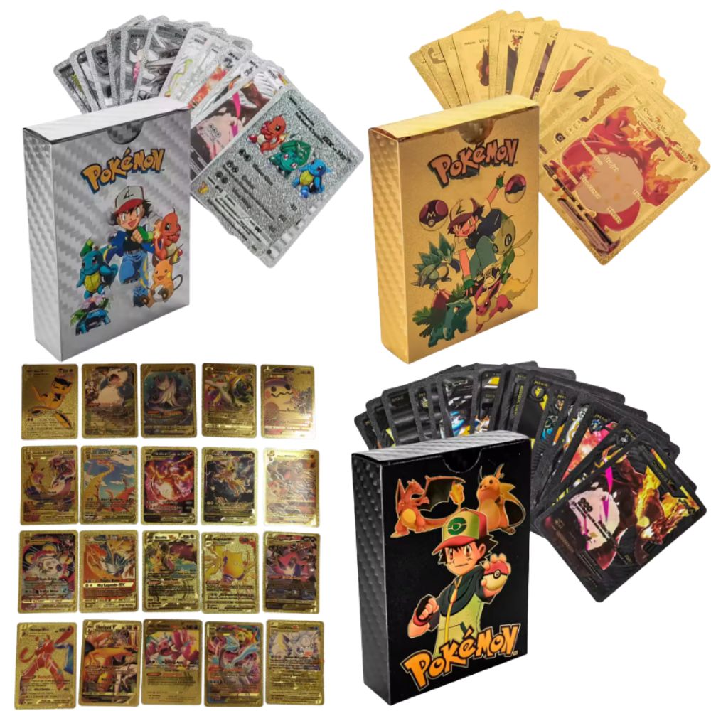New 55PCS Pokémon Cards Vmax G - Party Games In Spanish review and price