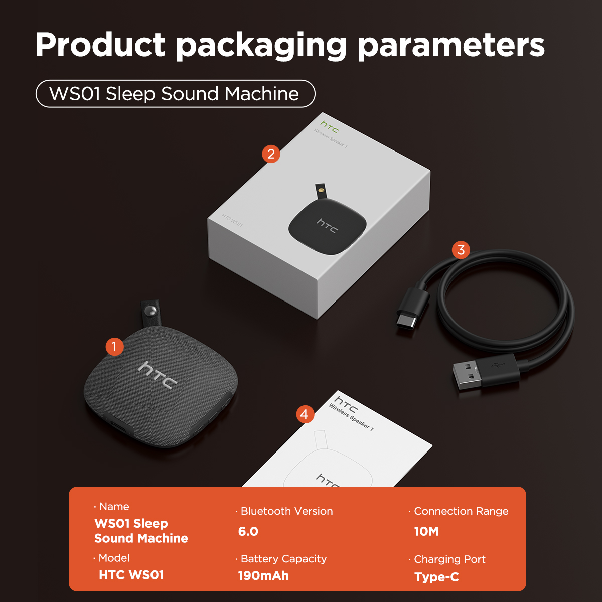 HTC WS01 Speaker Sleeping Aid  - Party Games Mobile review and price