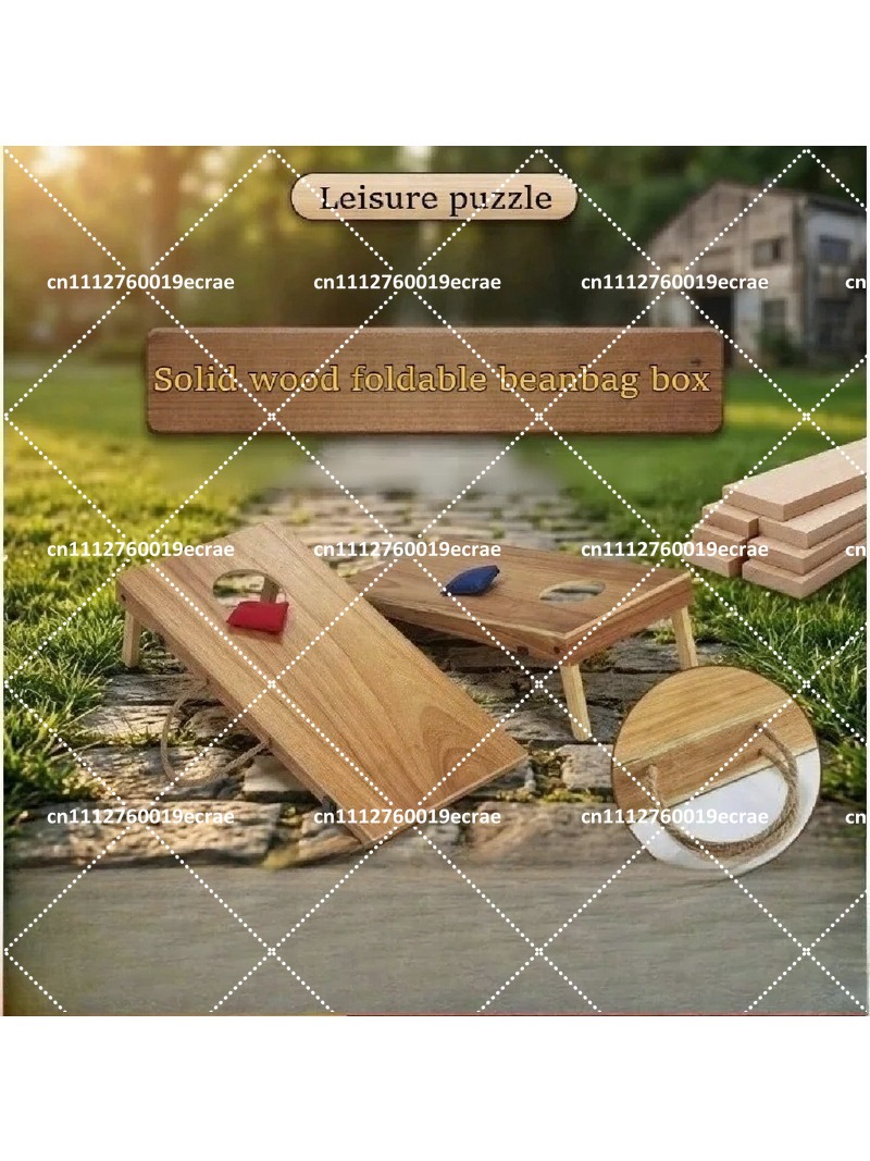 Premium Wooden Foldable Cornho - Cornhole Board Set review and price