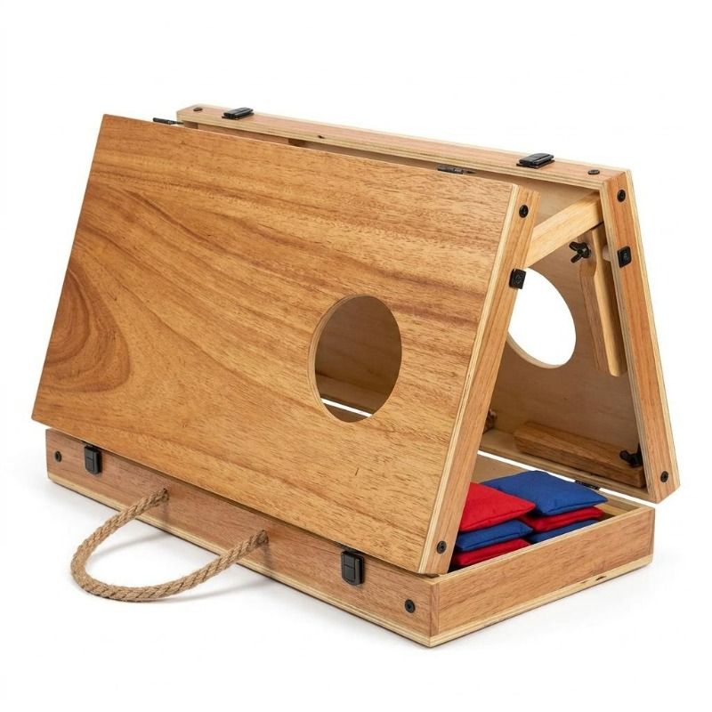 Foldable Wooden Cornhole Board - Cornhole Board Set review and price