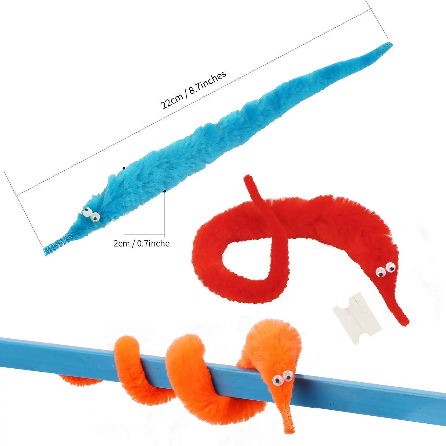 Funny Worm Magic Props Toys fo - Party Games Easy Kids review and price