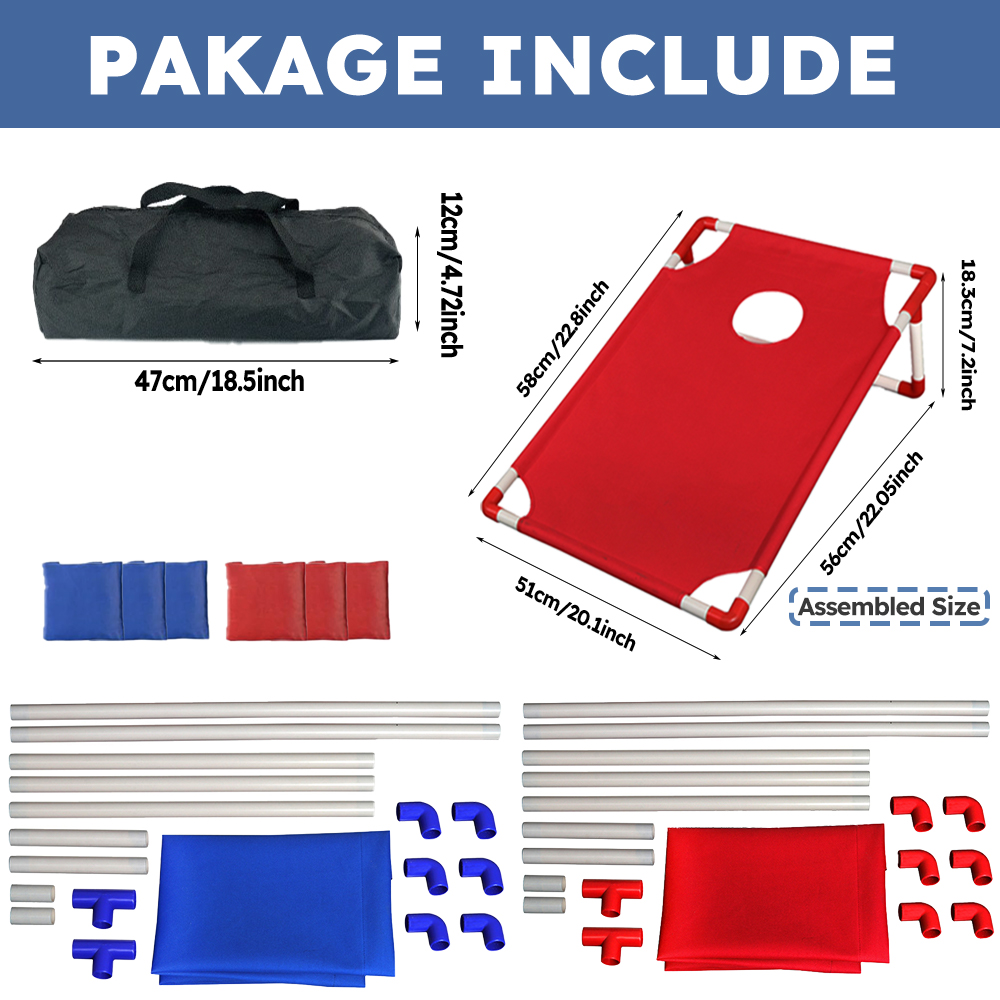 9pcs Scoring Portable Cornhole - Cornhole Board Set review and price