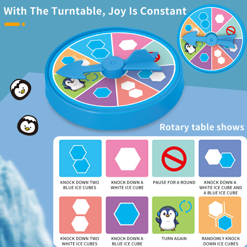 Mini Ice Breaking Penguin frog - Party Games Jogos review and price