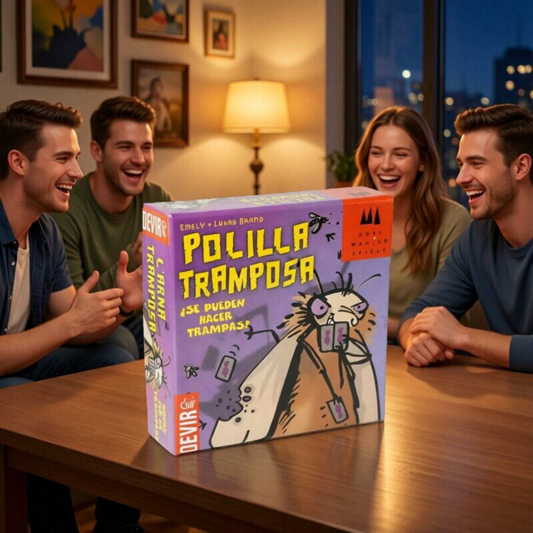Spanish Card Game Polilla Tram - Party Games In Spanish review and price