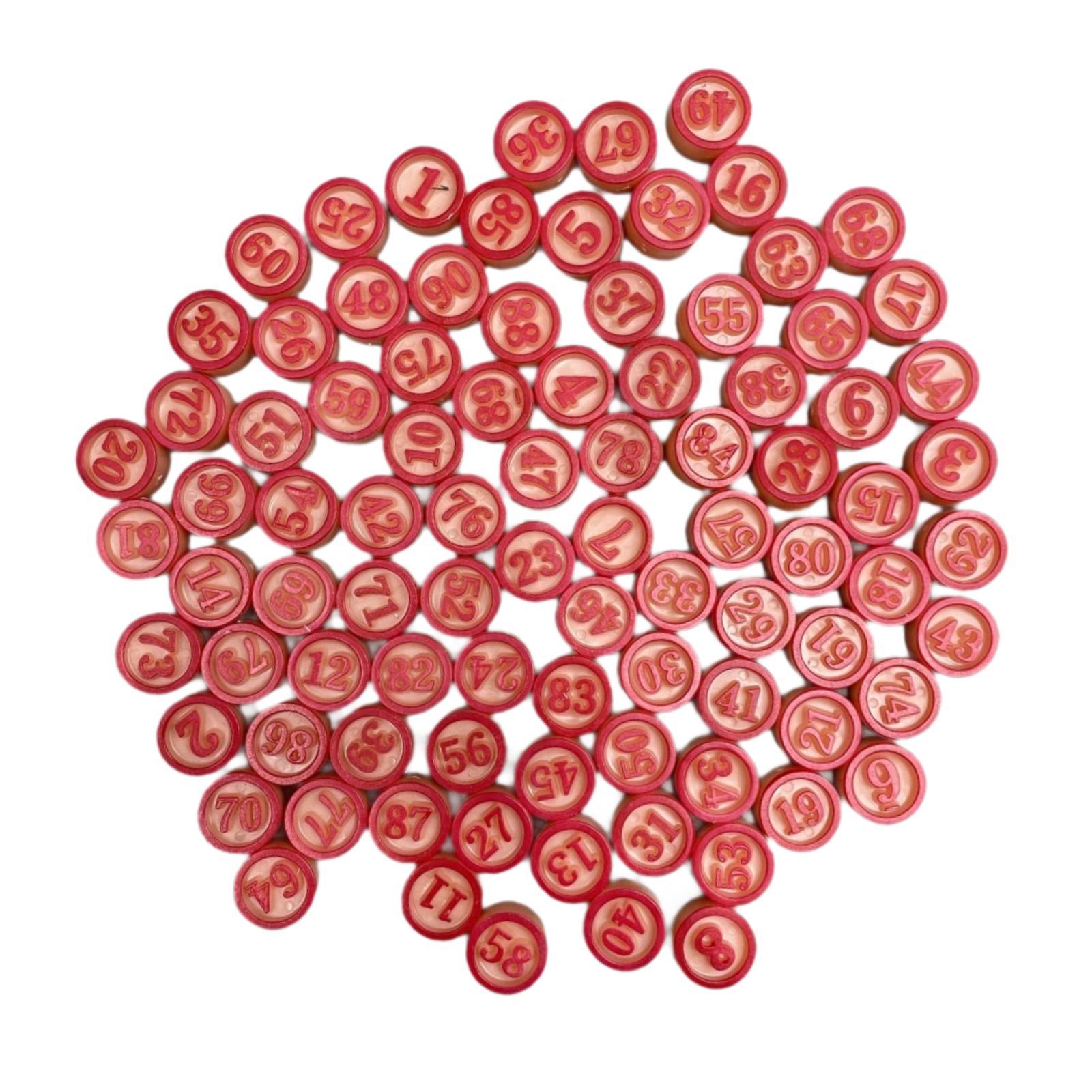 90x Bingo Chips for Kids Adult - Party Games Easy Kids review and price