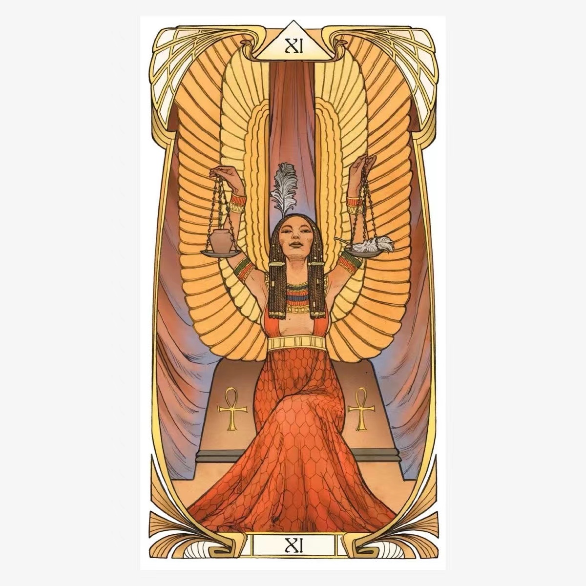Egyptian Art Nouveau Tarot car - Party Games Meaning review and price